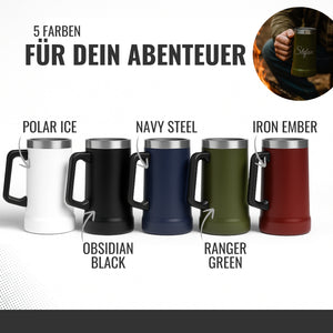 Personalisierter Thermo-Bierkrug mit Namensgravur - Kumpani