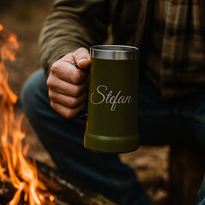 Personalisierter Thermo-Bierkrug mit Namensgravur - Kumpani